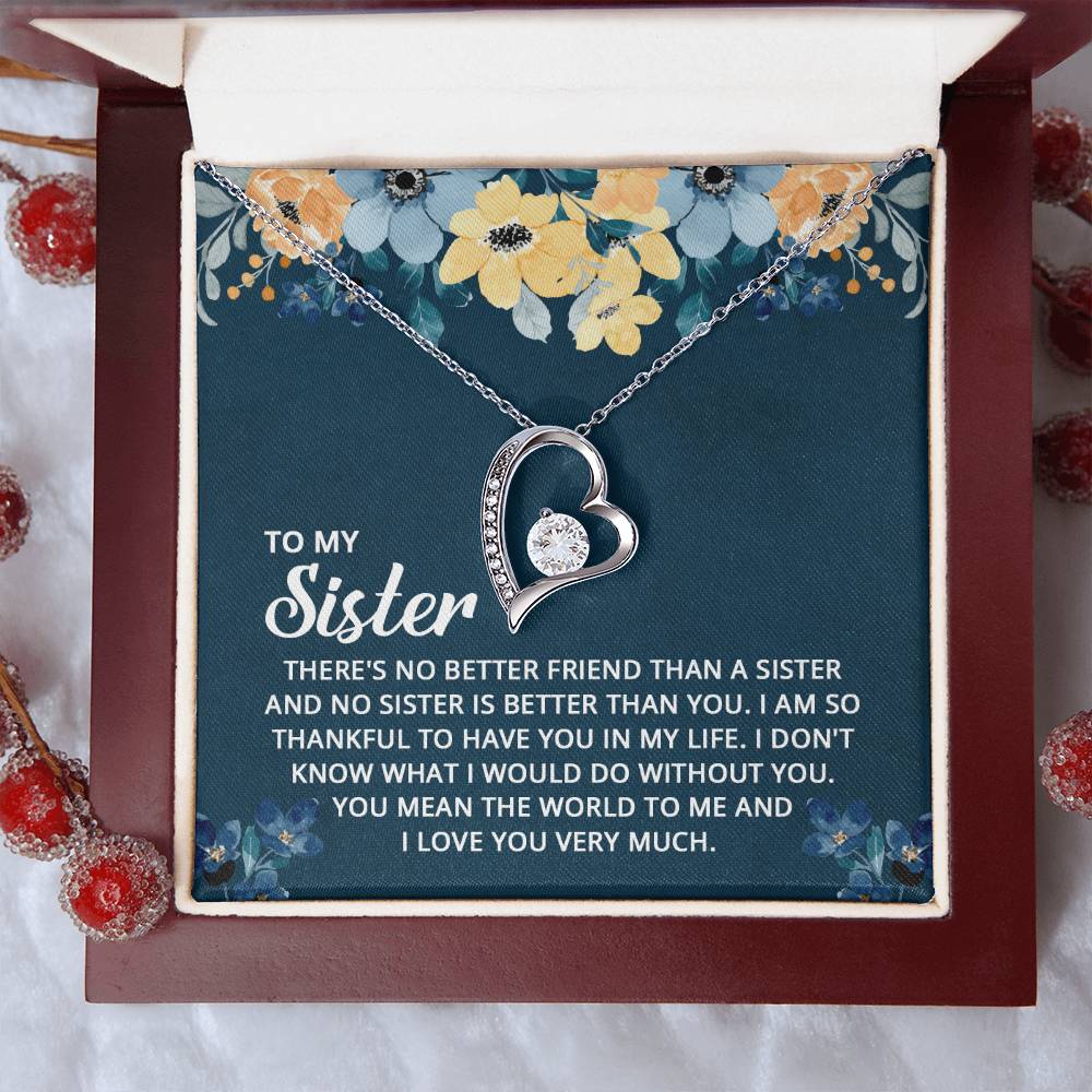 To My Sister - Forever Love Necklace