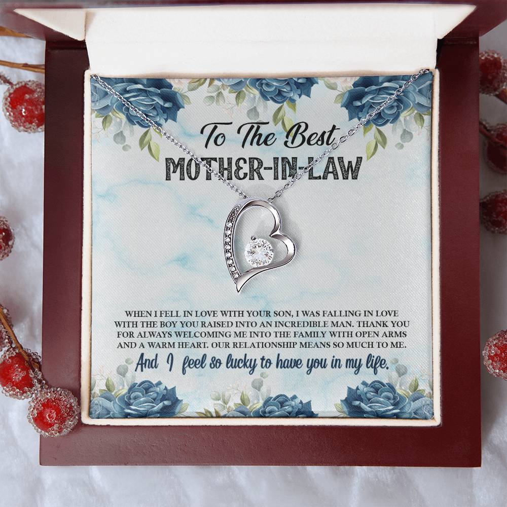 To The Best Mother-In-Law - Forever Love Necklace