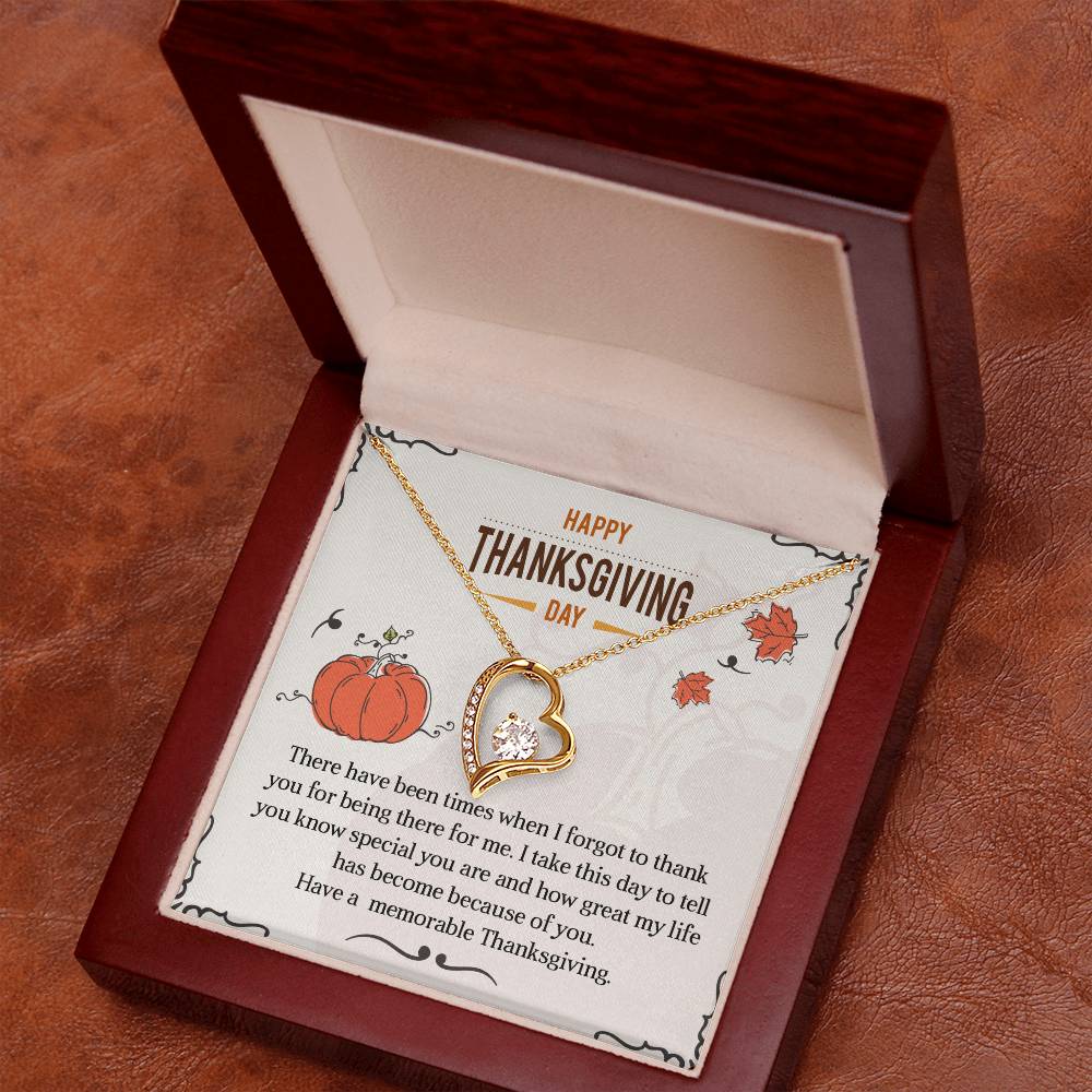 Thanksgiving Gift - Forever Love Necklace