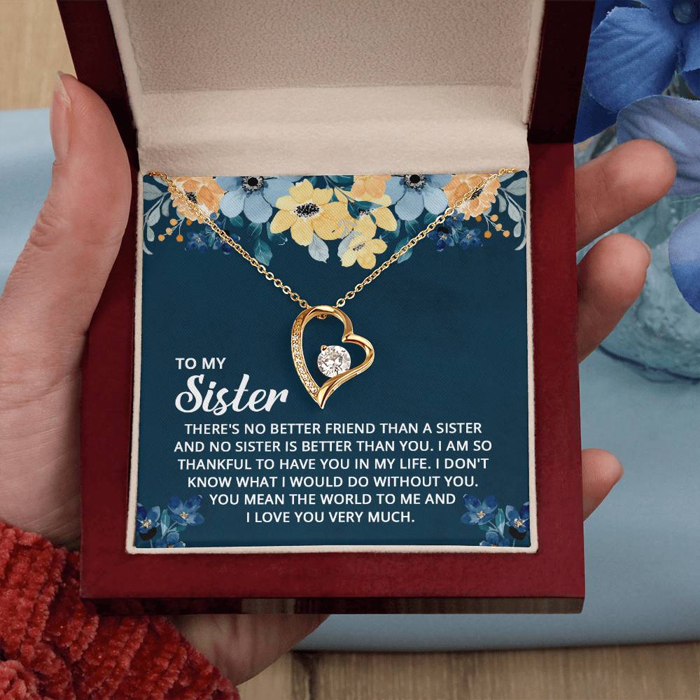 To My Sister - Forever Love Necklace