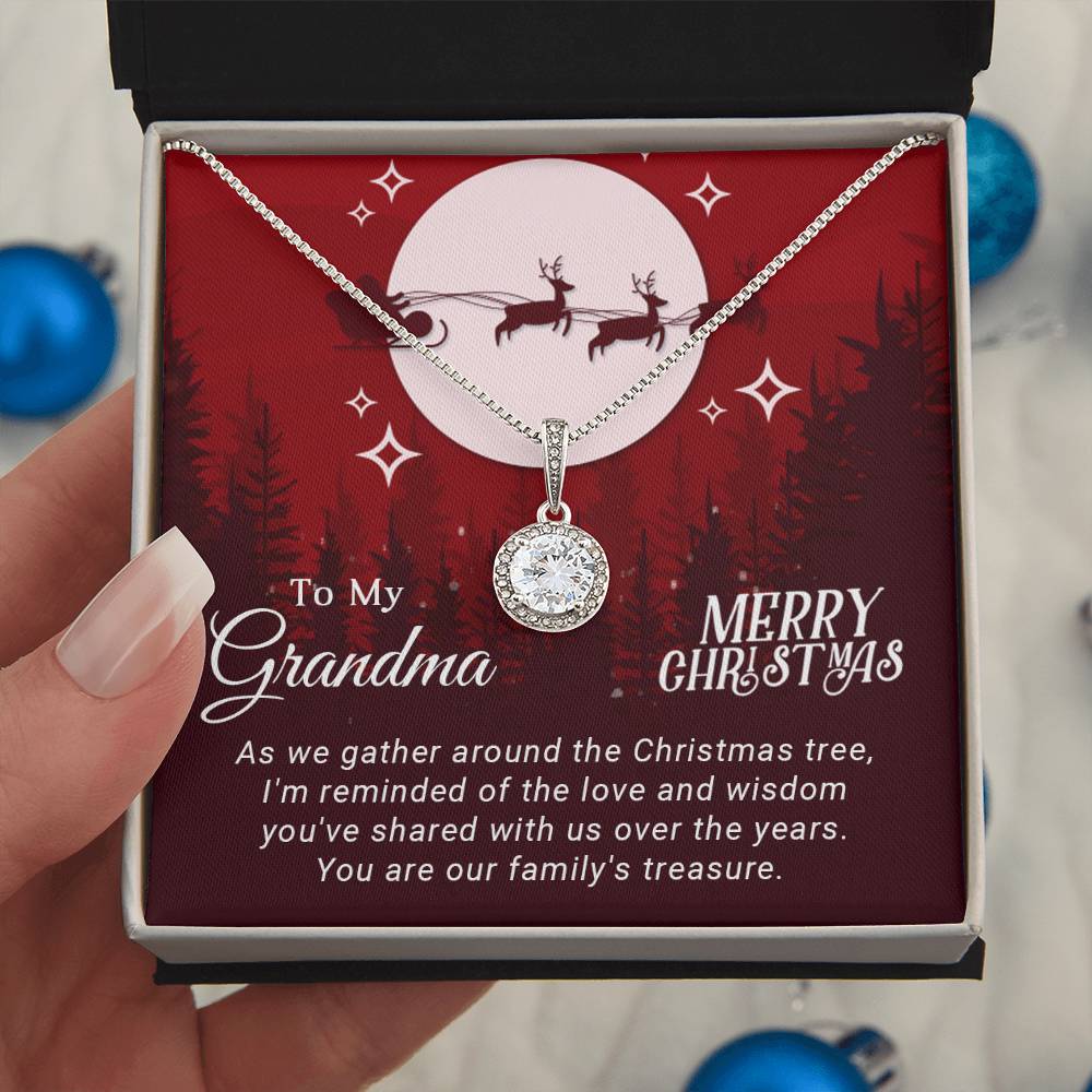 Grandma - Sweet and Wonderful - Christmas Gift - Eternal Hope Necklace