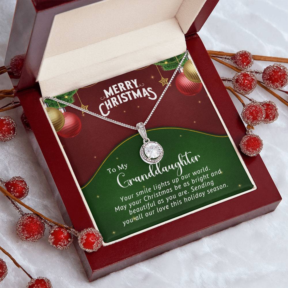 Granddaughter - Smile - Christmas gift - Eternal Hope Necklace