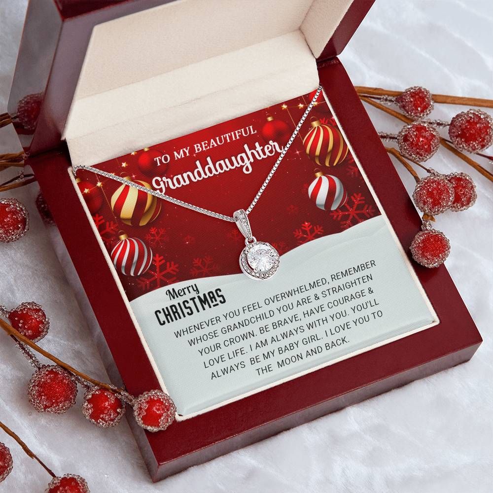 Granddaughter - Never Feel Alone - Christmas gift - Eternal Hope Necklace