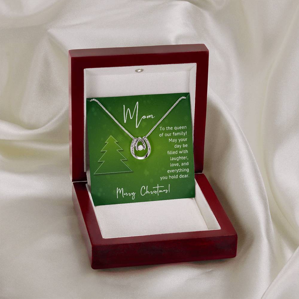 Mom - Queen - Christmas Gift - Lucky In Love Necklace