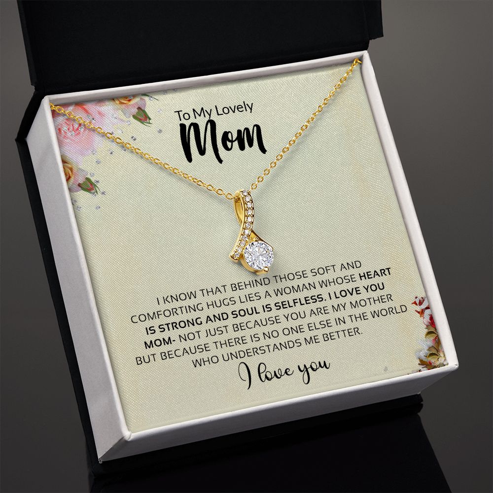 To My Lovely Mom | I Love You - Alluring Beauty necklace