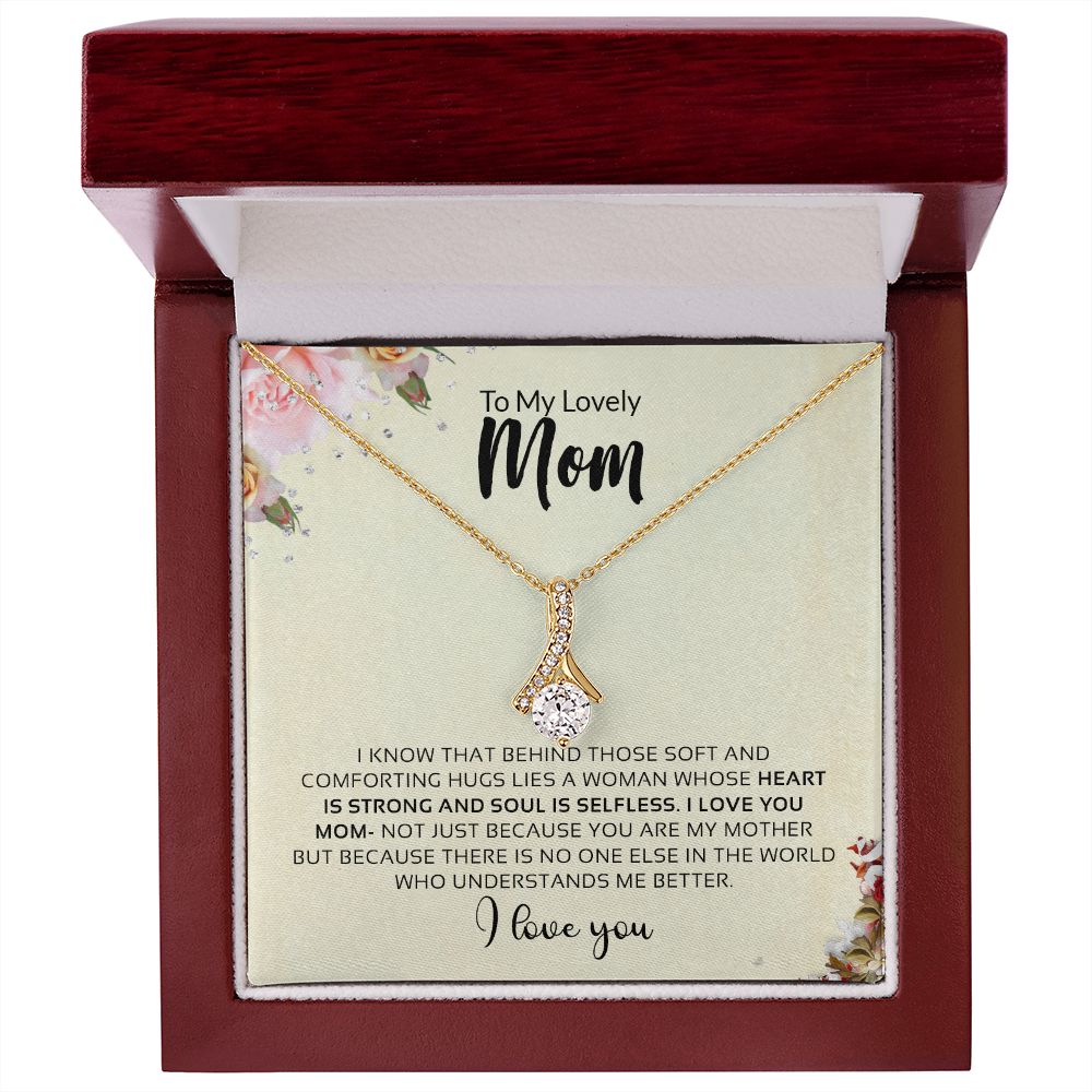 To My Lovely Mom | I Love You - Alluring Beauty necklace