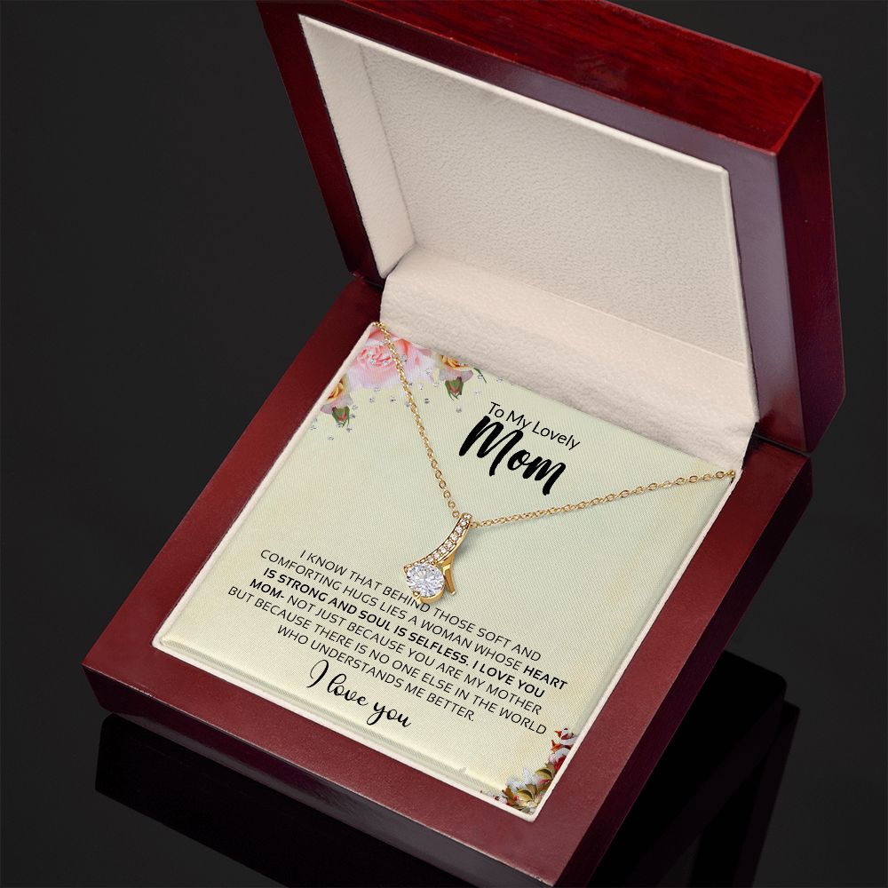 To My Lovely Mom | I Love You - Alluring Beauty necklace