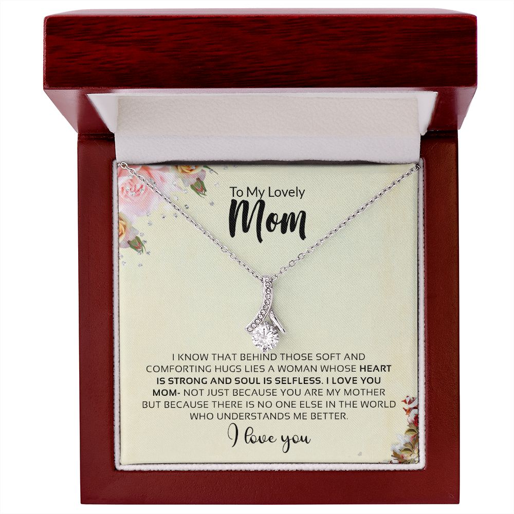 To My Lovely Mom | I Love You - Alluring Beauty necklace