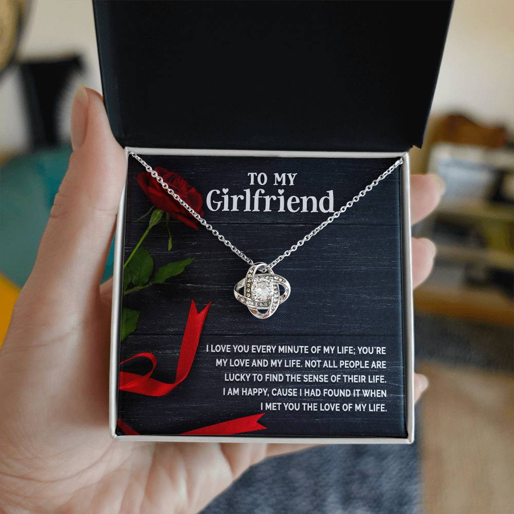 To My Girlfriend - Love Knot Necklace