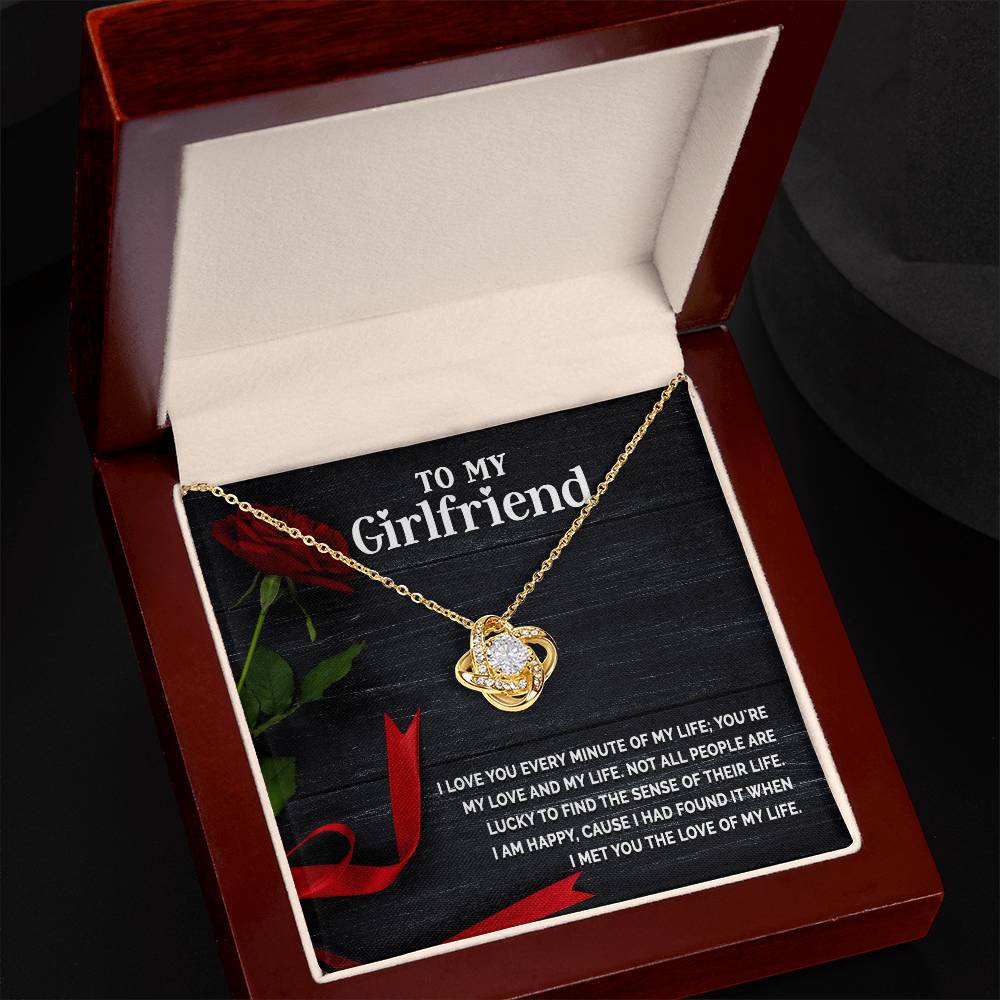To My Girlfriend - Love Knot Necklace