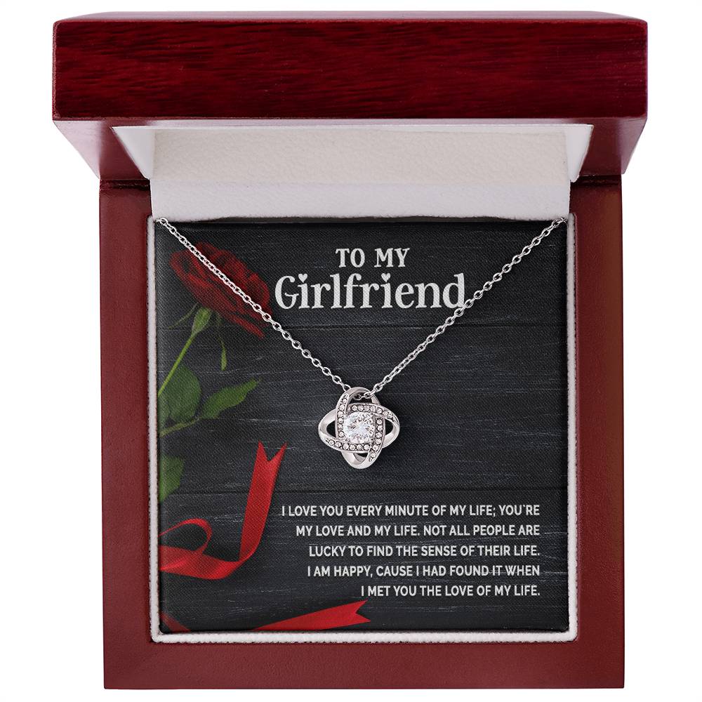 To My Girlfriend - Love Knot Necklace