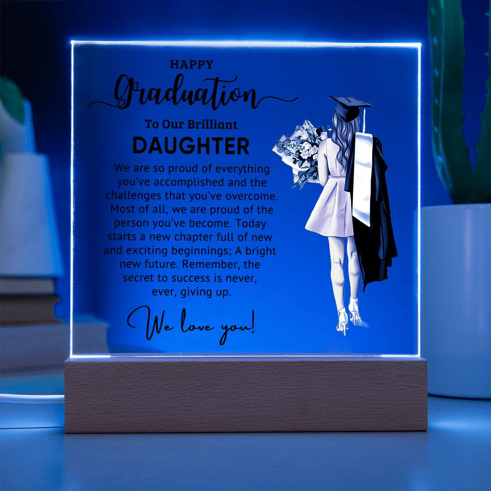 Best Graduation Gift - Acrylic Square Plaque