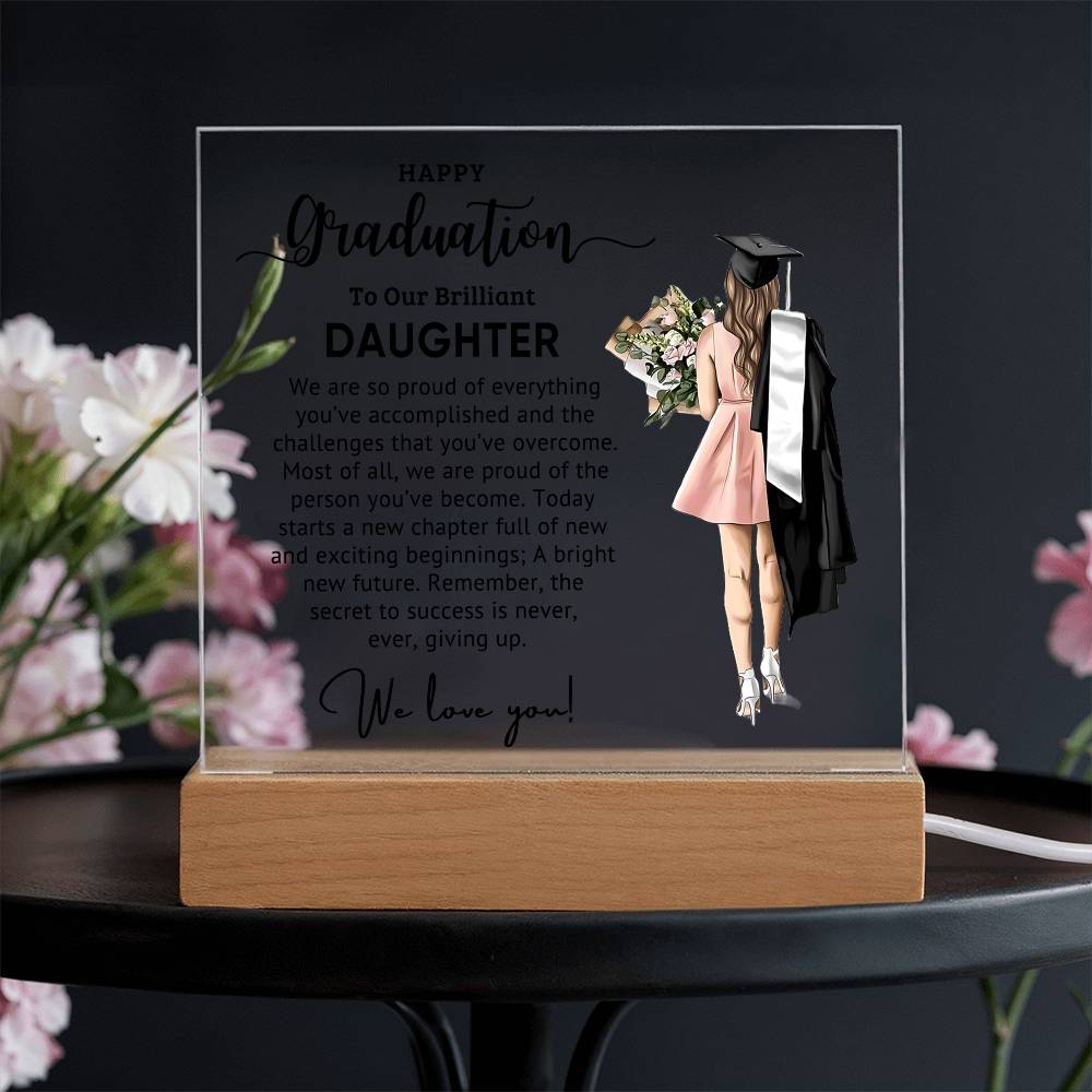 Best Graduation Gift - Acrylic Square Plaque