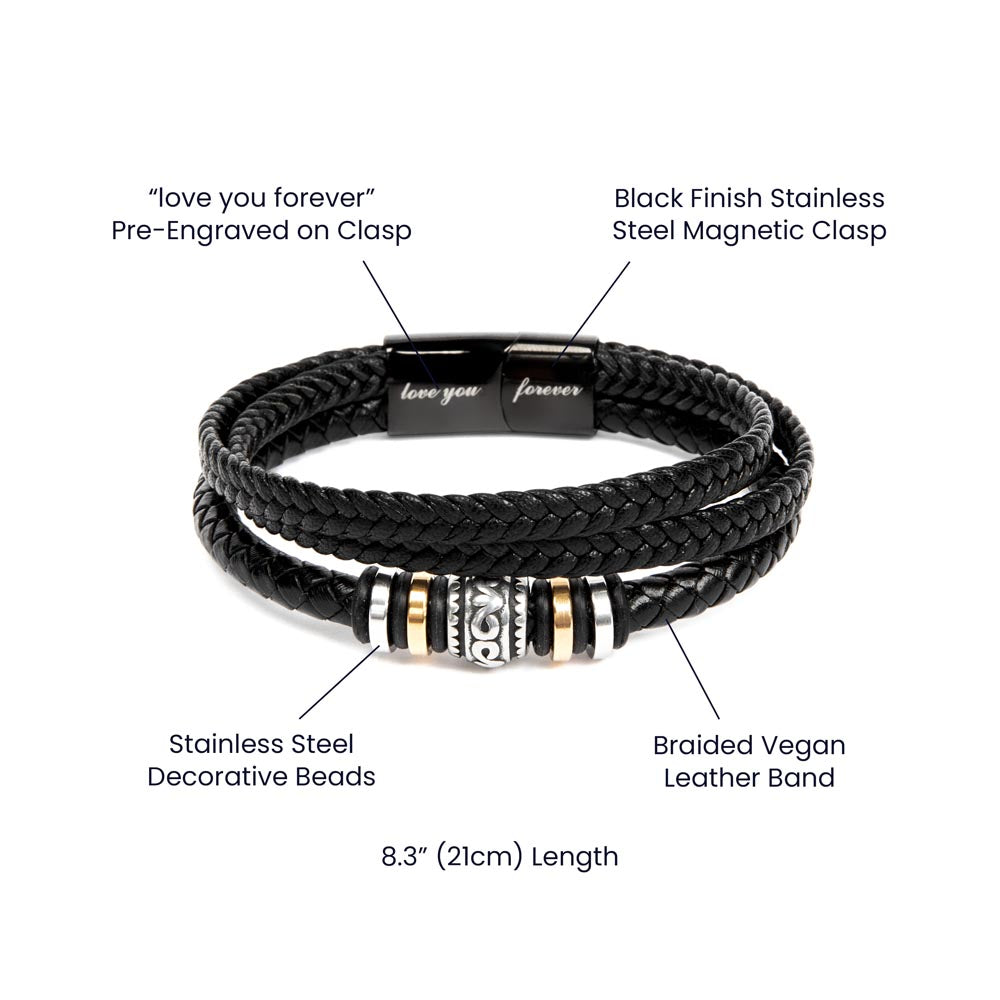 Best Wedding Gift for Son - Love You Forever Bracelet