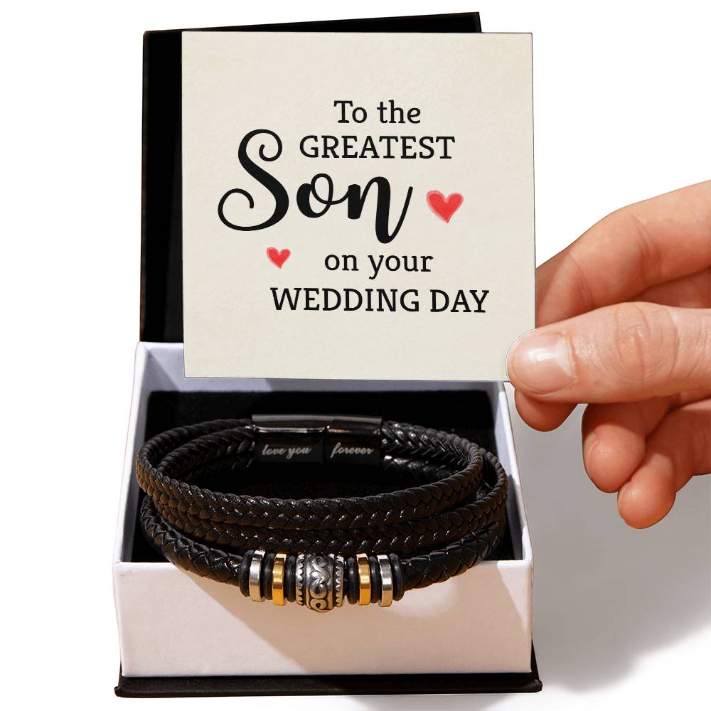 Best Wedding Gift for Son - Love You Forever Bracelet