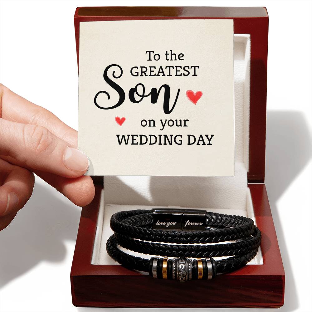 Best Wedding Gift for Son - Love You Forever Bracelet