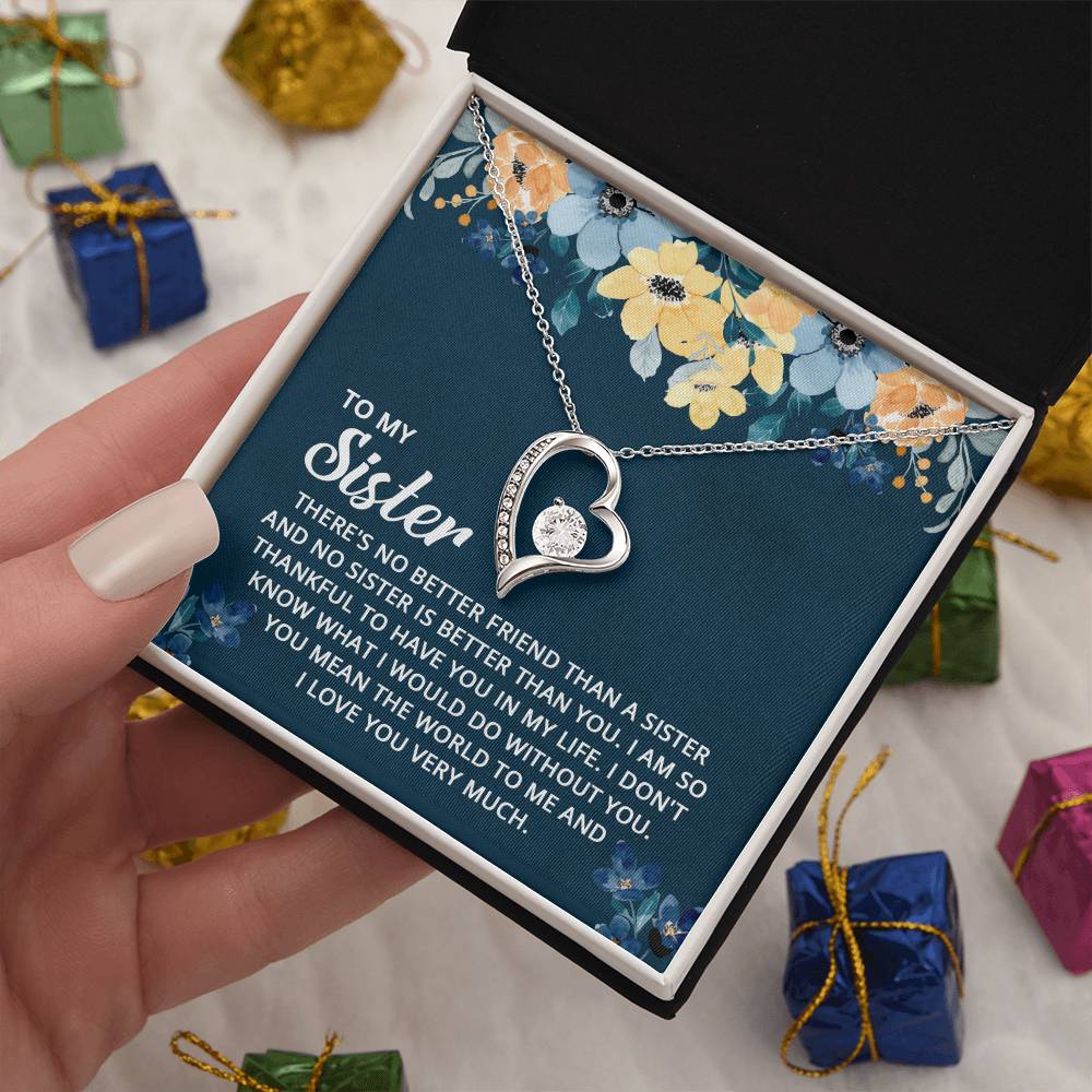 To My Sister - Forever Love Necklace