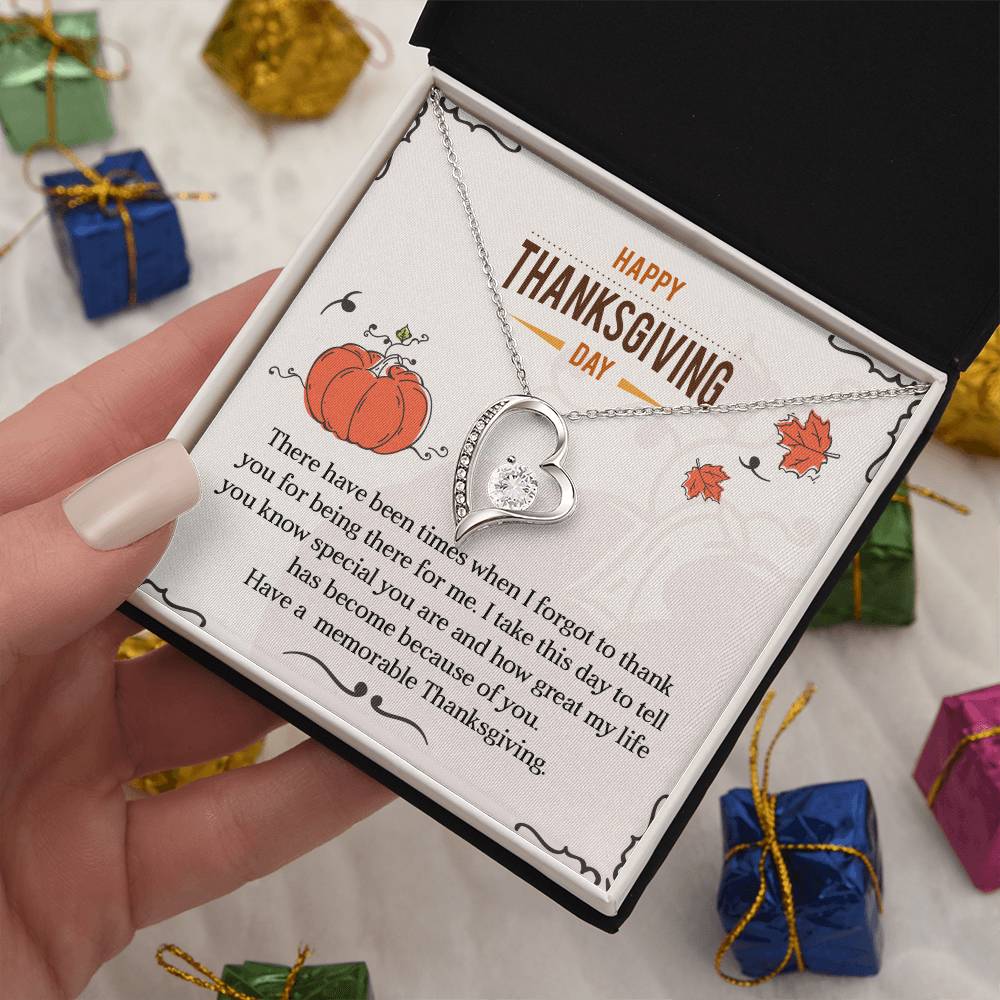 Thanksgiving Gift - Forever Love Necklace