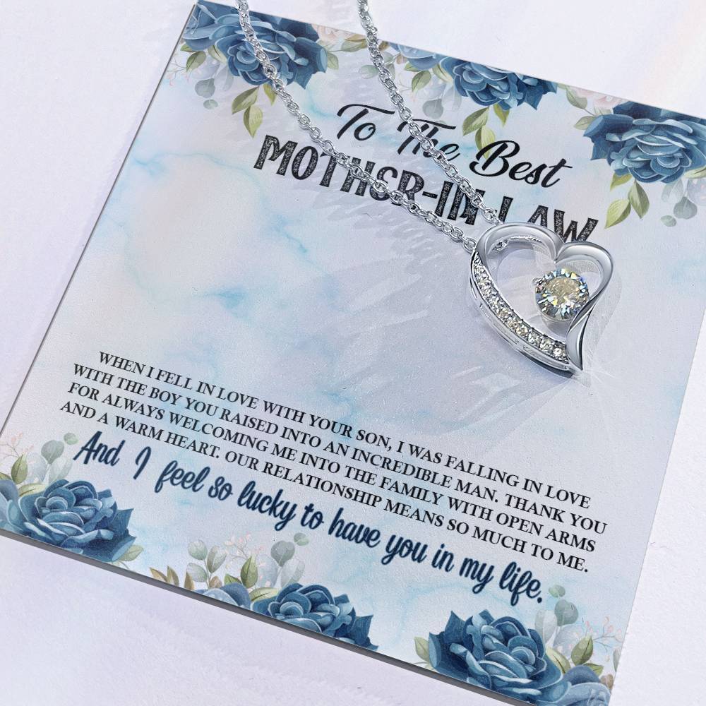 To The Best Mother-In-Law - Forever Love Necklace