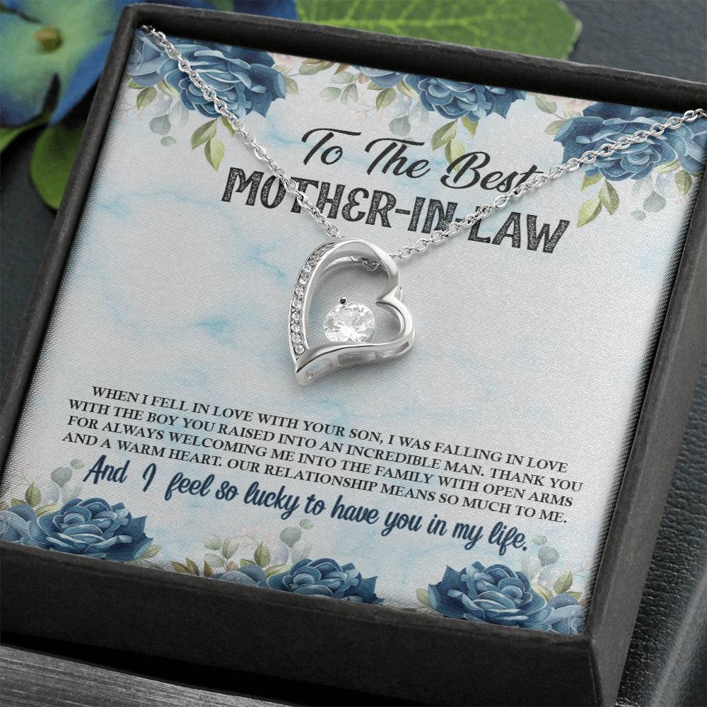 To The Best Mother-In-Law - Forever Love Necklace