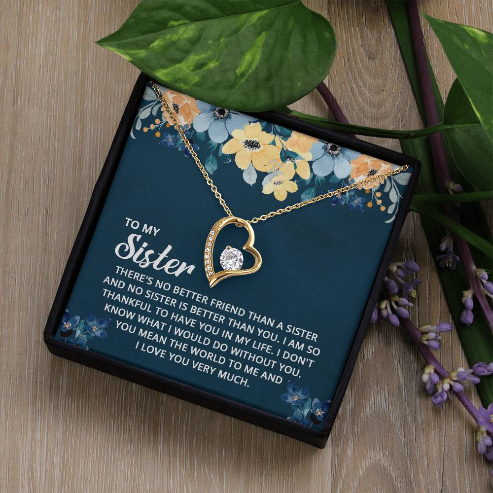To My Sister - Forever Love Necklace