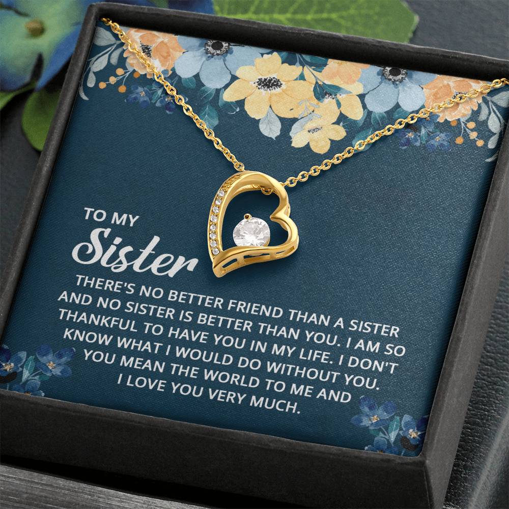 To My Sister - Forever Love Necklace