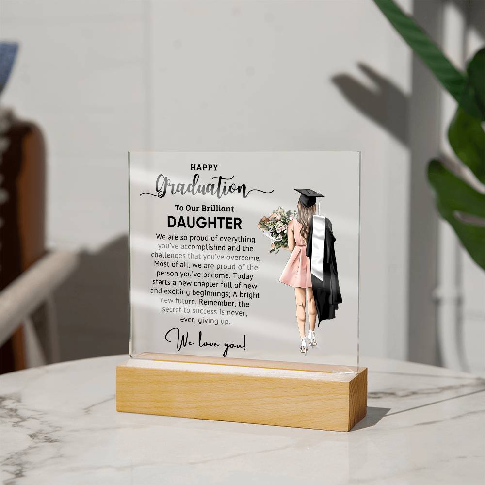Best Graduation Gift - Acrylic Square Plaque
