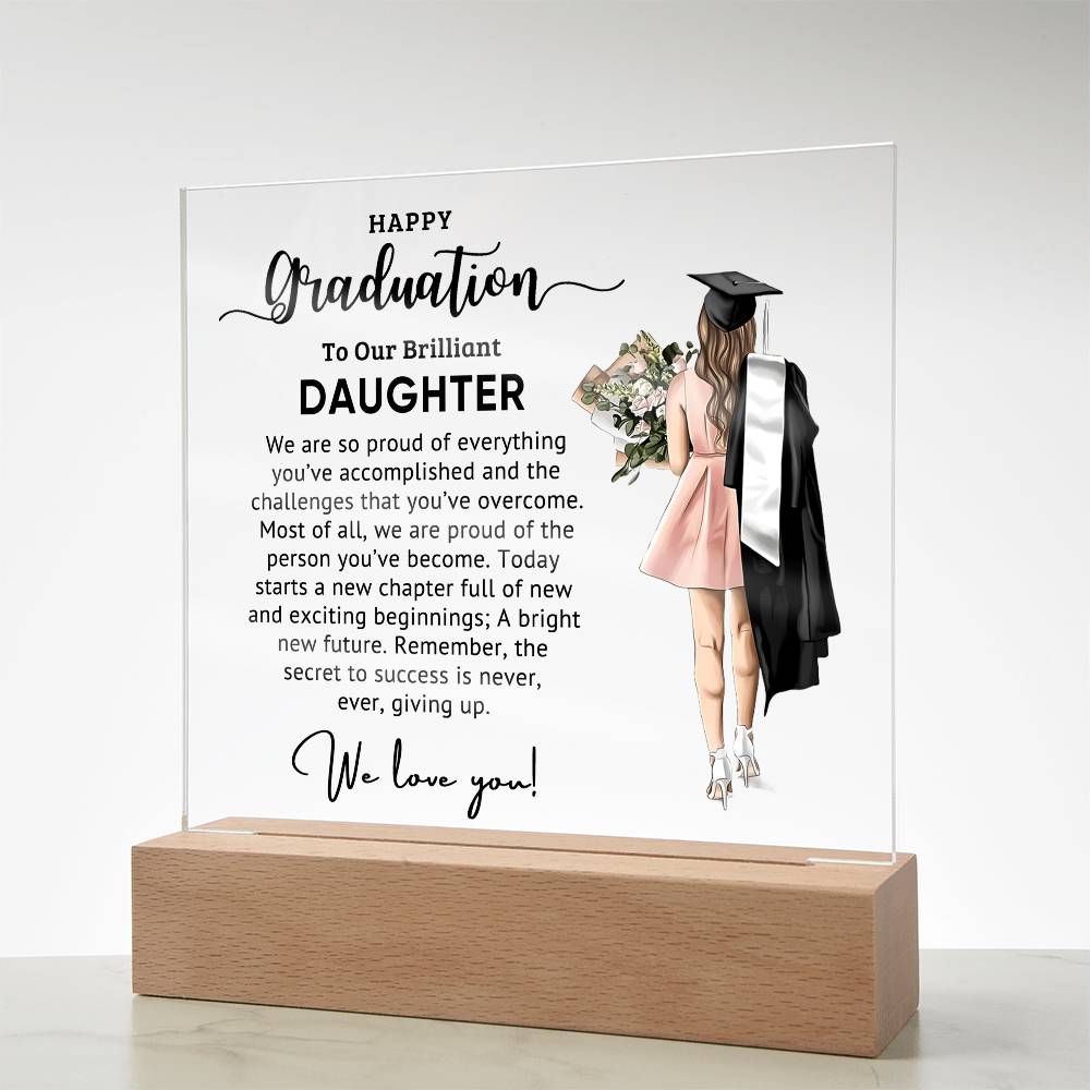 Best Graduation Gift - Acrylic Square Plaque