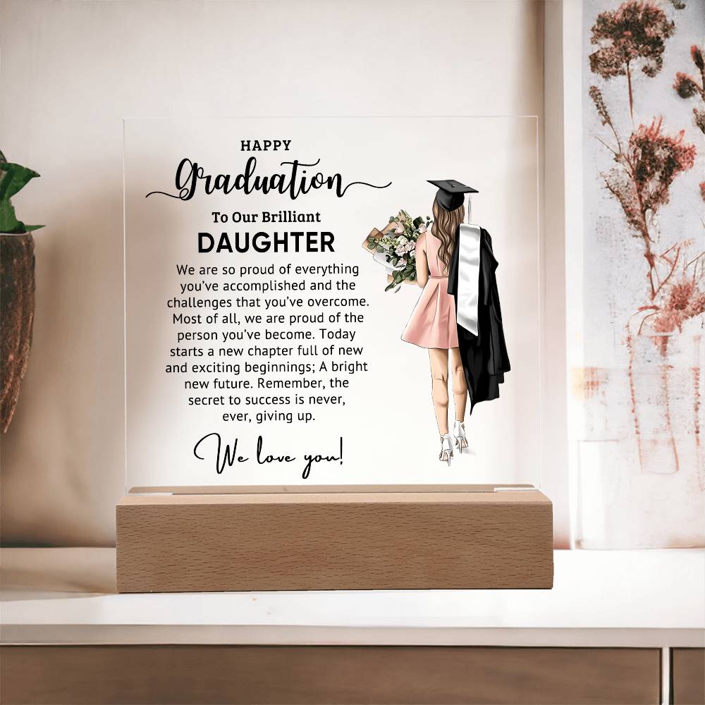 Best Graduation Gift - Acrylic Square Plaque