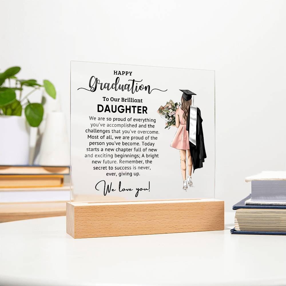 Best Graduation Gift - Acrylic Square Plaque