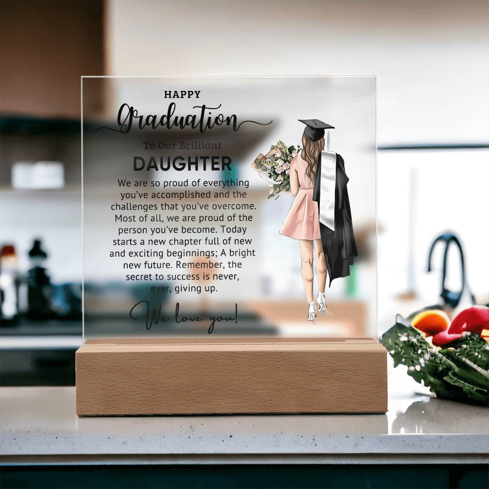 Best Graduation Gift - Acrylic Square Plaque