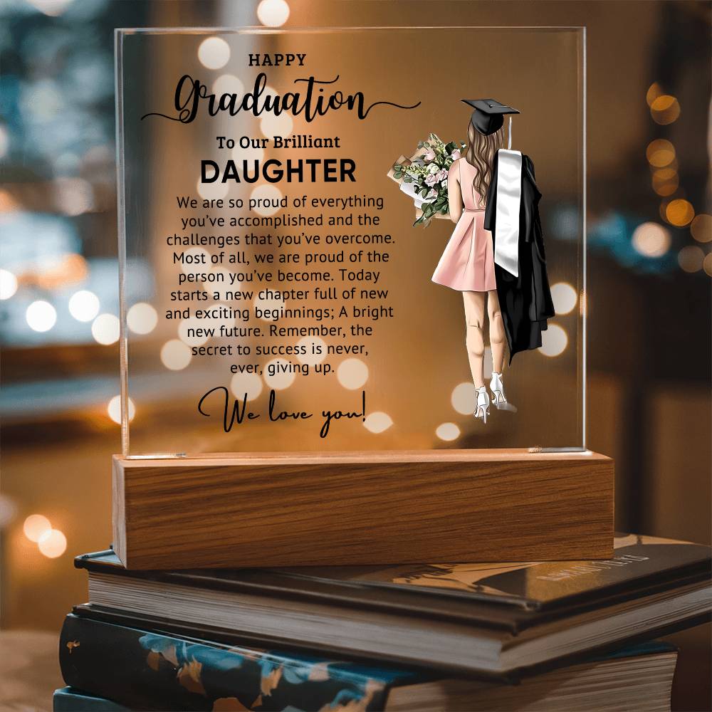 Best Graduation Gift - Acrylic Square Plaque