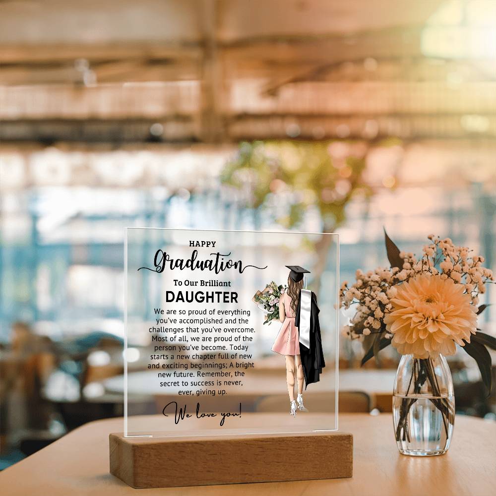 Best Graduation Gift - Acrylic Square Plaque
