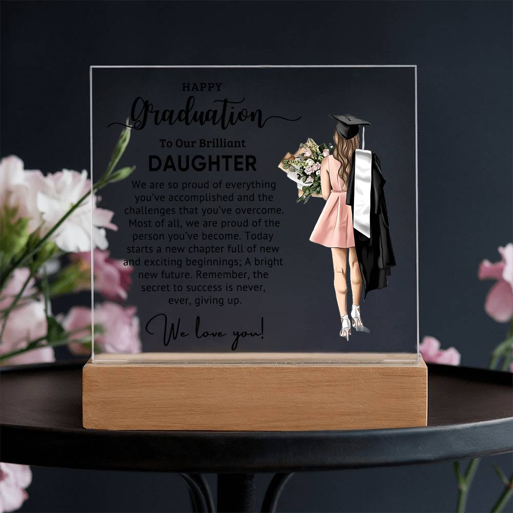 Best Graduation Gift - Acrylic Square Plaque