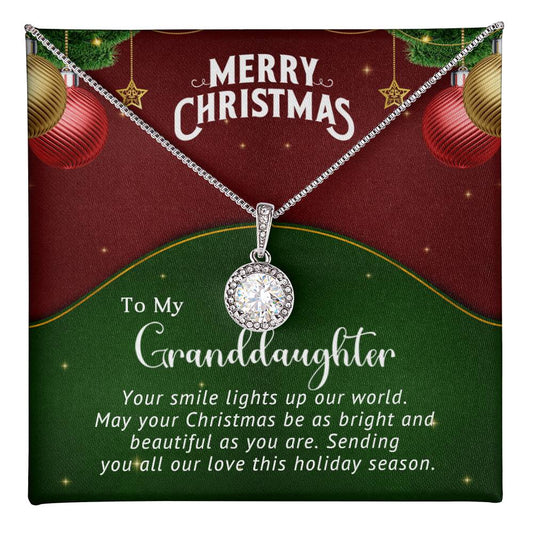 Granddaughter - Smile - Christmas gift - Eternal Hope Necklace