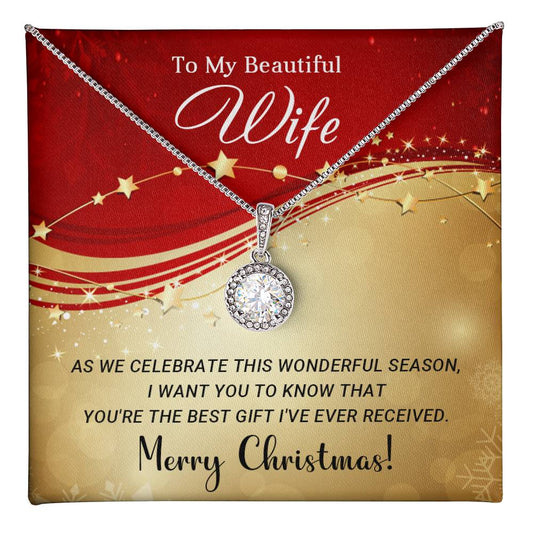 Wife - You are the Best - Christmas gift - Eternal Hope Necklace