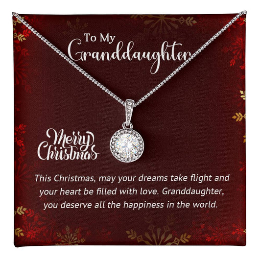 Granddaughter - Happiness in the World - Christmas gift - Eternal Hope Necklace