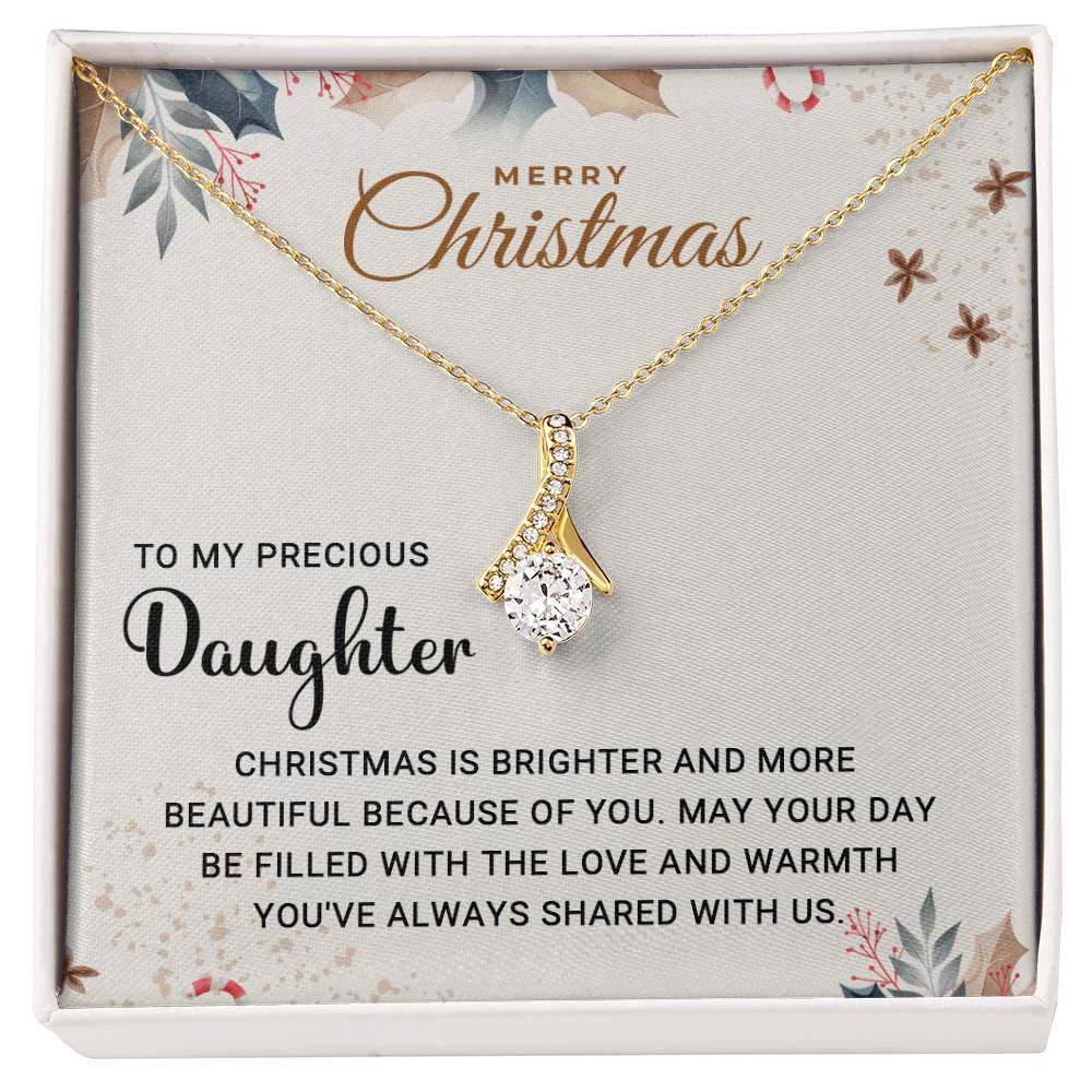 Daughter - Brighter - Christmas Gift - Alluring Beauty Necklace