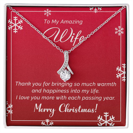 Wife - Happiness - Christmas gift - Alluring Beauty Necklace