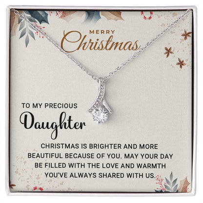 Daughter - Brighter - Christmas Gift - Alluring Beauty Necklace