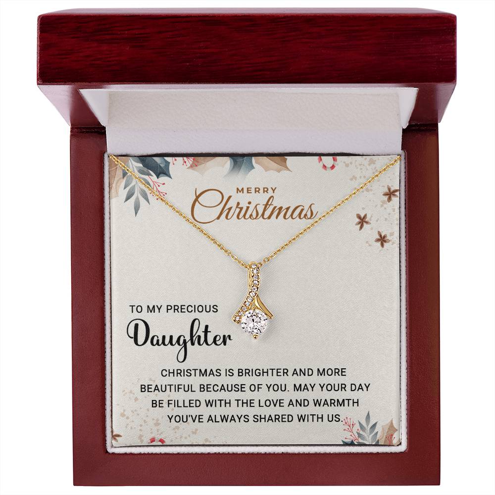 Daughter - Brighter - Christmas Gift - Alluring Beauty Necklace