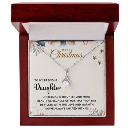 Daughter - Brighter - Christmas Gift - Alluring Beauty Necklace